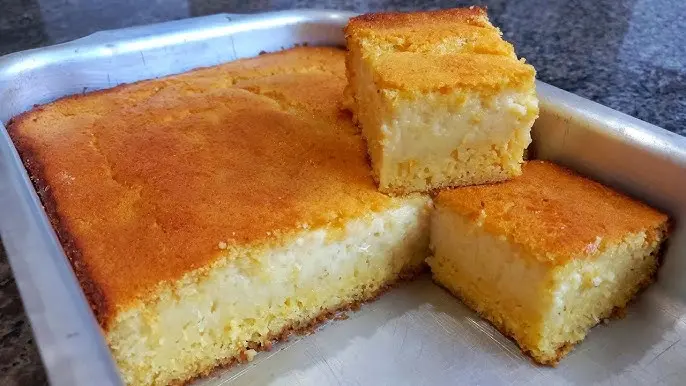 Fiz esse Bolo de Milho Verde Cremoso e o cheiro invadiu a vizinhança, parecia festa junina na casa da vovó