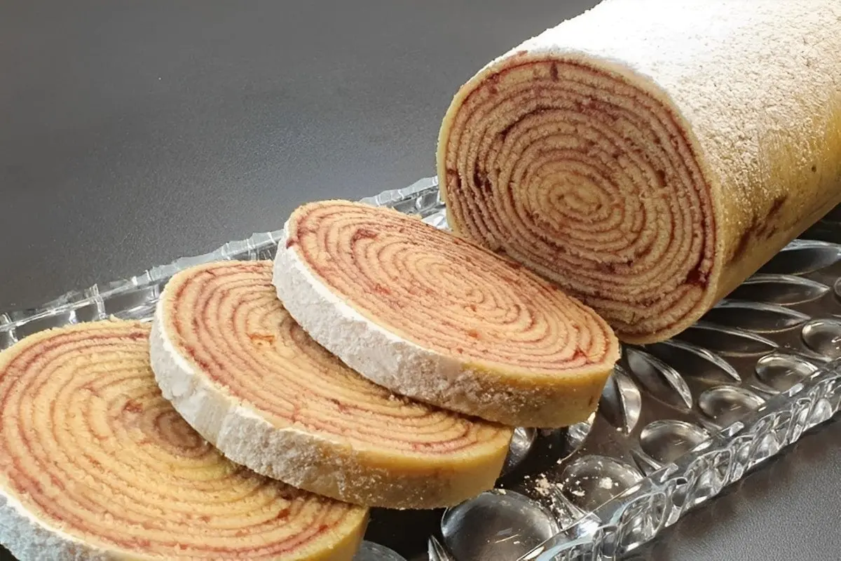Fiz esse Bolo de Rolo de Goiabada e minha família jurou que eu trouxe de Pernambuco
