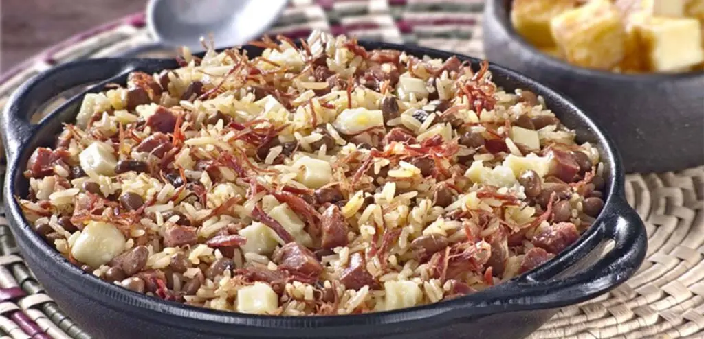 Fiz esse Baião de Dois e parecia que eu estava no sertão nordestino