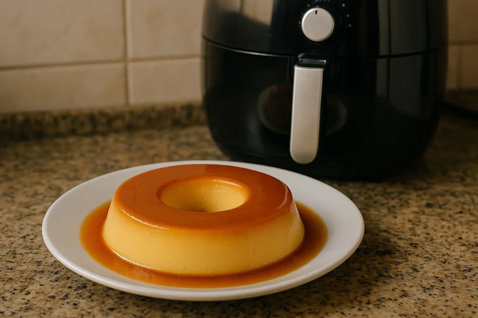 Pudim de Leite Condensado na Airfryer