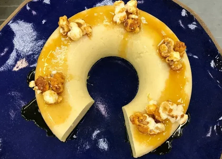 Pudim de Pipoca Doce
