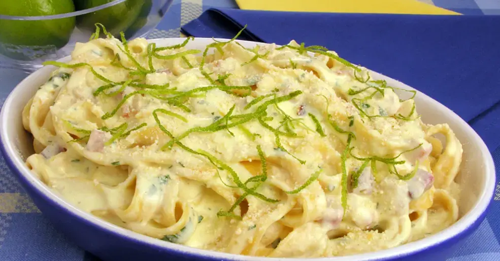 Espaguete na Manteiga com Limão Siciliano