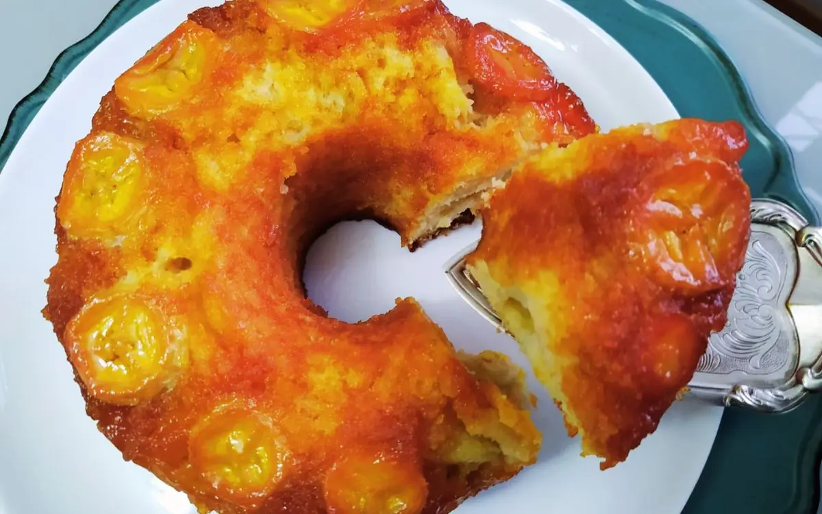 Bolo de banana na airfryer