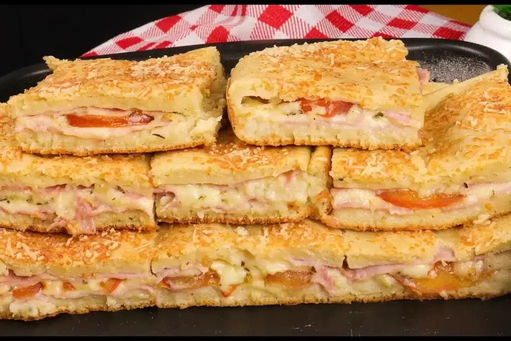 Torta bauru de forno