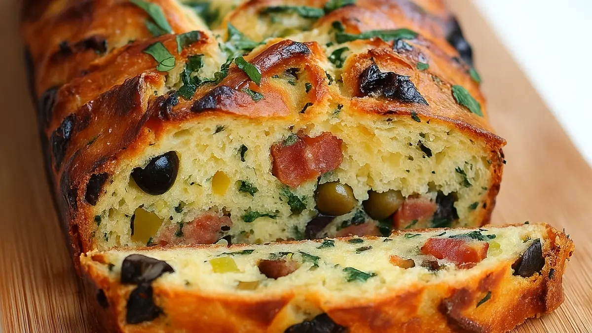 Fiz esse Pão de Azeitonas, Bacon e Queijo e virou tradição no café da tarde