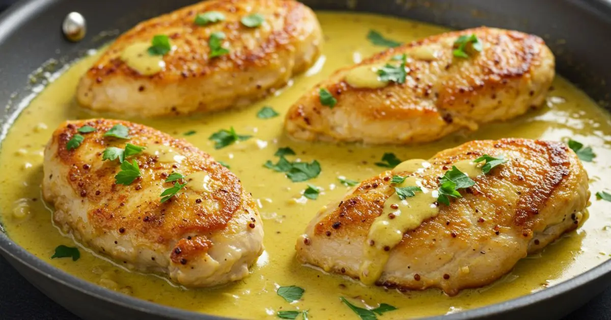 Filé de Frango ao Molho de Mostarda e Mel